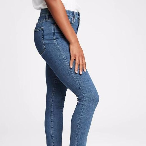 GAP High Rise True Skinny Jeans 28 TALL  NEW - Picture 5 of 5